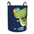 thumbnail image 2 of Daiia dino Playing Roller Skate Laundry Hamper With Handles Large Storage Basket/Toy Organizer/Dirty Clothes Collapsible Waterproof For College Dorms, Bedroom,Bathroom, 2 of 8