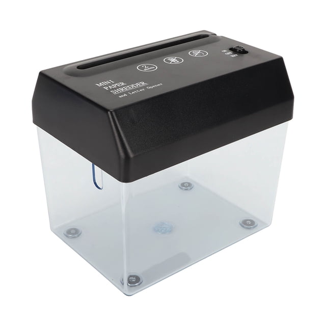 Trituradora De Papel Eléctrica, Trituradora De Papel Con Apertura De Sobres Y Corte En Tiras, Fuente De Alimentación USB Multiusos Eficiente Para La Escuela