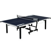 ESPN Official Size 18mm 2 Piece Table Tennis Table with Table Cover, #1 Indoor Model