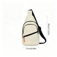 thumbnail image 3 of Sling Bag Crossbody Chest Bag Lightweight Daypack Travel Hiking Backpack Multipurpose Shoulder Pack with Water Resistant Oxford Fabric and Multiple Pockets for Outdoor Sports Commuting Gym, 3 of 6