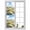 Green, variant on Spring Grassland Window Privacy Film, Nature Blue Sky Mountain Scenery Static Cling UV Sun Blocking Heat Control Window Tint Day and Night, Non-Adhesive One Way Windows Privacy Cover 29.5''x78.7''