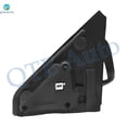 thumbnail image 4 of Right Passenger Side Manual Foldaway View Mirror Chrome/Convex+Warning Black Textured For 2002-2008 Dodge RAM 1500, 4 of 7