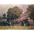 thumbnail image 2 of Monet, Claude 24x19 Black Modern Framed Museum Art Print Titled - Fete dâ€™Argenteuil 1872, 2 of 4