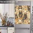 thumbnail image 4 of Dailycode Dishwasher Magnet Cover Magnetic Fridge Door Cover Home Kitchen Decor, Cute Bears in Flower Sea, 23"x 26", 4 of 6