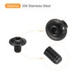 thumbnail image 4 of Unique Bargains Flanged Button Head Socket Cap Screws, 100 Pack M5x8mm 304 Stainless Steel Bolts, 4 of 5