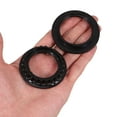 thumbnail image 4 of Masteelf 4pcs E26 E27 Light Socket Shade Rings Lamp Shade Collar Rings Fixing Rings Lamp Light Socket Ring Lamp Shade Holder Adapter Phenolic Ring for Light Fixtures Black, 4 of 9