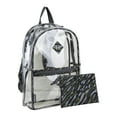 thumbnail image 6 of Eastsport Unisex Clear Backpack with Pencil Case, Assorted Color (12-Pack), 6 of 7