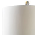 thumbnail image 2 of Benzara BM240922 Table Lamp with Polyresin Base & Baroque Scroll Design, White, 2 of 5