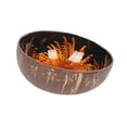 thumbnail image 2 of jifeng Coconut Bowl Storage Bowl Dry Snacks Handcrafted Nuts Pearl Inlaid Keys Diameter 12cm Coconut Shell Fruits Container Key Bowl orange, 2 of 9