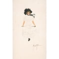 thumbnail image 2 of Alice Luella Fidler 10x14 Gold Ornate Wood Frame and Double Matted Museum Art Print Titled - Woman with Parasol and Black Hat (1908), 2 of 4