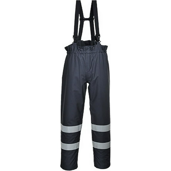 Portwest S771 Bizflame Rain Trousers Lined-Navy-L