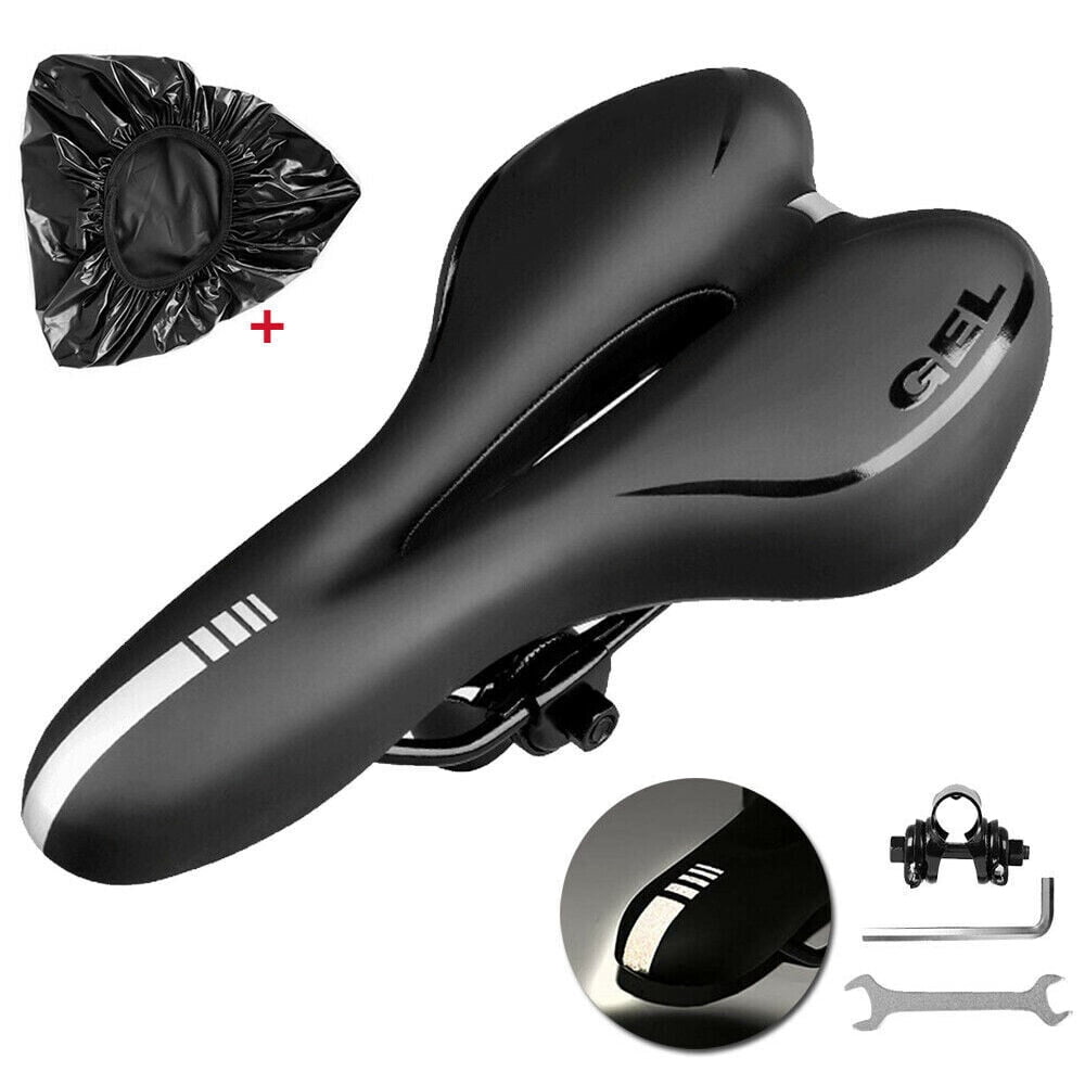 Comfortable Bike Seat Gel Bicycle Saddle Soft Padded Cushion for Men