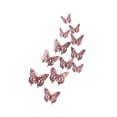 thumbnail image 2 of Wall Sticker 3D Paste Kitchen Decor Multicolored Fine Workmanship Craftsmanship Household Accessories Furniture Compact Size Self-adhesive Long-lasting Home Supplies Rose Gold, 2 of 8