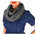 thumbnail image 3 of Womens Glamorous Chic Warm Knitted Winter Snood Infinity Loop Scarf, 3 of 10