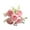 H, variant on Artificial Rose Bouquet, Fake Silk Floral Small Bundle, Realistic Home Decor Flower, Stylish Ornament for Living Room Wedding Party Decoration