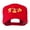 Red, variant on Halloween Candies Embroidered Cap - White OSFM