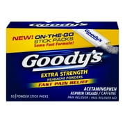 Goody's Extra Strength Headache Powders, Fast Pain Relief, 50 Count