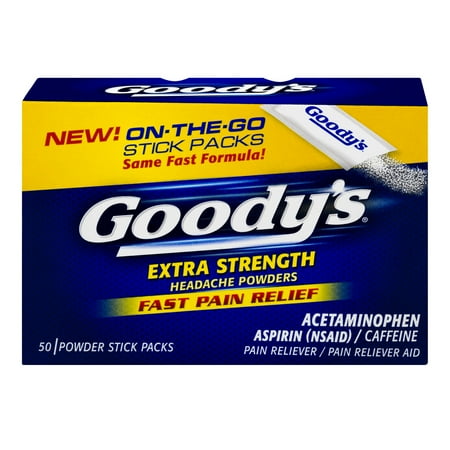 Goody's Extra Strength Headache Powders, Fast Pain Relief, 50 Count