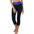 thumbnail image 4 of ToBeInStyle Women's Comfy Capri Yoga Pants with Criss-Cross Design, 4 of 7