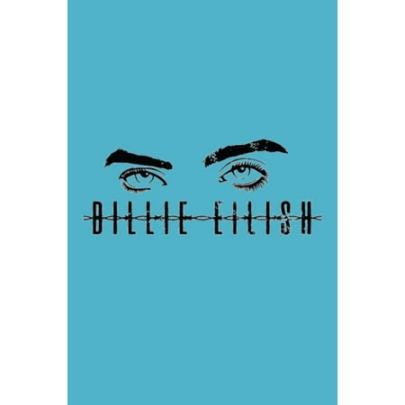 Where To Buy Teen Bedding Billie Eilish : Lined Notebook, 110 Pages -Billie Eyes on Electric Blue Matte Soft Cover, 6X9 Journal for men women boys girls teens kids family friends journaling songwriting travel notes ()
