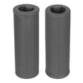 thumbnail image 2 of Bicycle Through Hole Slot Rubber Handle Hand Grip 20mm Wide Band Slot Horizontal, 2 of 8