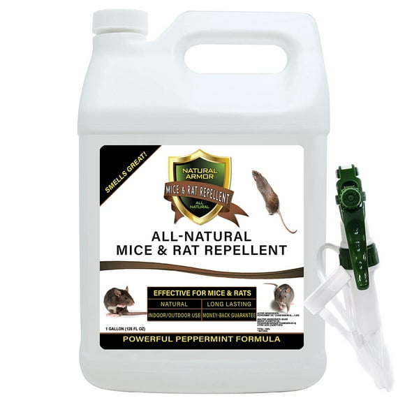 Repelente de ratones y ratas Natural Armor Peppermint en aerosol de 3,8 L