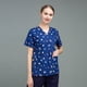 thumbnail image 1 of Ropa quirúrgica estampada, traje dividido de manga corta, ropa de mano para cepillo de médico, ropa de trabajo de verano de algodón fino para quirófano quirúrgico, 1 of 5