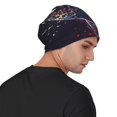thumbnail image 4 of Easygdp Watercolor Bald Eagle Knit Beanie, Soft Beanie Hat, Daily Beanie in Fine Knit for Women Men Winter, 4 of 7