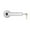 Silver, variant on Smart Fingerprint Lock Password IC Card Handle Dead Bolt Home Wooden Metal Door Latch