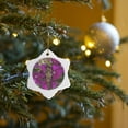thumbnail image 7 of 3drose, Dragon Fly Insect on Verbena, Sammamish Washington - Us48 Dgu0128 - Darrell Gulin, 3 inch Snowflake Porcelain Ornament, 7 of 7
