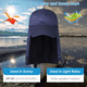 thumbnail image 4 of Gorro de pesca con solapa para cubrir el cuello, gorra de béisbol con solapa para senderismo, Safari, hombres UPF50+, 4 of 5
