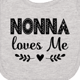 thumbnail image 3 of Inktastic Nonna Baby Clothes Grandchild Newborn Bib, 3 of 3