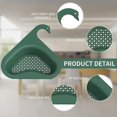 thumbnail image 2 of Batería de Cocina Cesta de colador para fregadero, filtro colgante triangular, estante de almacenamiento para fregadero (verde) Likrtyny Libre de BPA, 2 of 8