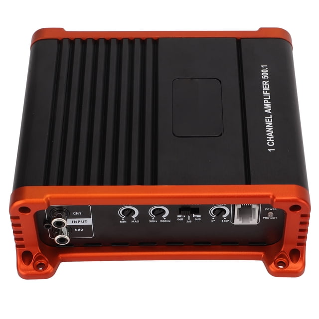 Amplificador monobloque de audio para automóvil de 1 canal 500W 2Ω 300W 4Ω 10Hz-300Hz Universal para altavoces de automóvil