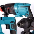 thumbnail image 3 of Variable Speed Control Rotary Hammer Drill, 1680W Brushless Motor &amp; Precision Clutch, Ergonomic Non-Slip Handle for Maximum Control, 3 of 5