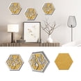 thumbnail image 6 of Wooden Art Acoustic Panels Abstractionism Mountain Cutout Yellow Felt Sound Absorbing Panels Soundproof Wall Panels Decorative Acoustical Wall, 6 of 9