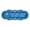 Blue, variant on Signs ByLITA Designer Electric Gate Do Not Push Sign (Brushed Gold) - Small