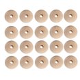 thumbnail image 4 of 100 cuentas de madera de 25 mm de diámetro para manualidades, clásicas, elegantes, decorativas, prácticas, espaciadoras de madera., 4 of 14
