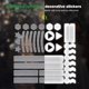 thumbnail image 5 of Pegatinas Reflectoras Pegatinas reflectantes 41 piezas de cinta adhesiva reflectora impermeable (blanco) Likrtyny Accesorios para bicicletas, 5 of 5