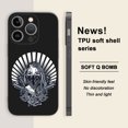 thumbnail image 1 of Destaca del resto con una moderna funda de goma de TPU con estampado de dibujos animados para iPhone: ¡Protégete con estilo!, 1 of 4