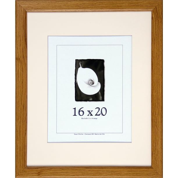 Frame USA 16" x 20" Square Wood Picture Frames, Brown - Walmart.com