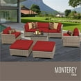 thumbnail image 1 of TKC Monterey 8 Piece Outdoor Wicker Patio Furniture Set, 1 of 1