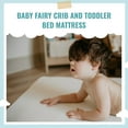 Baby Fairy 5” Foam Crib & Toddler Bed Mattress in a Box, White I Greenguard Gold Certified I