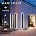 thumbnail image 2 of Melucee 2 Pack Outdoor LED Wall Lights, 48 inch Modern Exterior Lighting Fixtures LED Linear Outdoor Wall Sconces Lighting for Porch Patio, 2 of 6