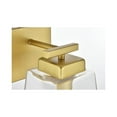 thumbnail image 5 of Living District Merrick 1-Light Iron & Glass Bath Sconce in Brass/Clear, 5 of 6