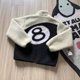 thumbnail image 1 of STUSSY 2023 Autumn Winter New Style Black 0.4kg Sides Wear Lamb Wool Couple Cotton Padded Jacket Men Women, 1 of 4
