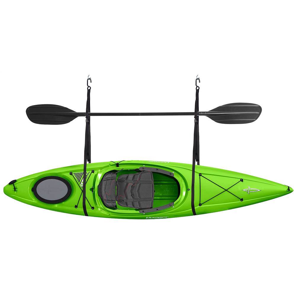 RAD Sportz Kayak Storage Straps Garage Canoe Hoists in Black