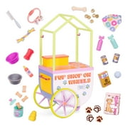 Battat Glitter Girls Pup Shop on Wheels Set