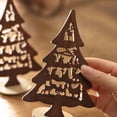 thumbnail image 3 of 2026 New Christmas Wooden Tree Tabletop Decor Set of 3, Rustic Wood Christmas Tree Figurine for Holiday Home Decoration, Festive Wood Display for Mantel Shelf Living Room and Seasonal Gift, 3 of 4