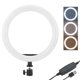 thumbnail image 4 of Luz de cámara luces de estudio livianas anillo para selfies con rótula de bola para maquillaje de reuniones en línea para filmar transmisiones en vivo ANGGREK Otros, 4 of 8